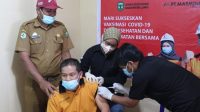 karyawan PT masmindo divaksin