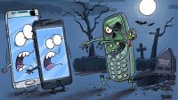 ilustrasi apple dan nokia