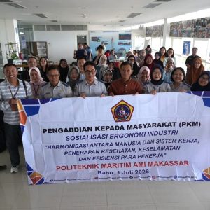 Sosialisasi Penerapan Ergonomi Industri di PT Pelindo PTK New Makassar (1)