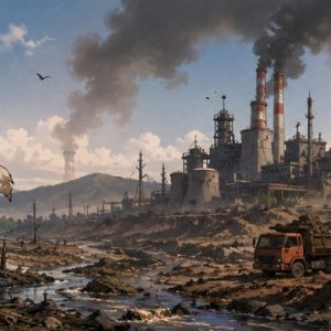 ilustrasi pengrusakan alam